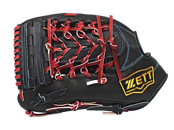 ZETT Pro Model Elite 12.75 inch LHT Black Outfielder Glove