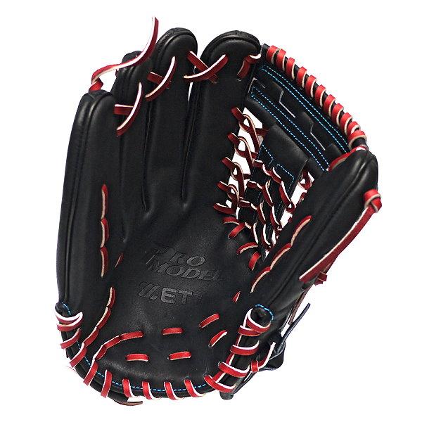 ZETT Pro Model Elite 12.75 inch LHT Black Outfielder Glove