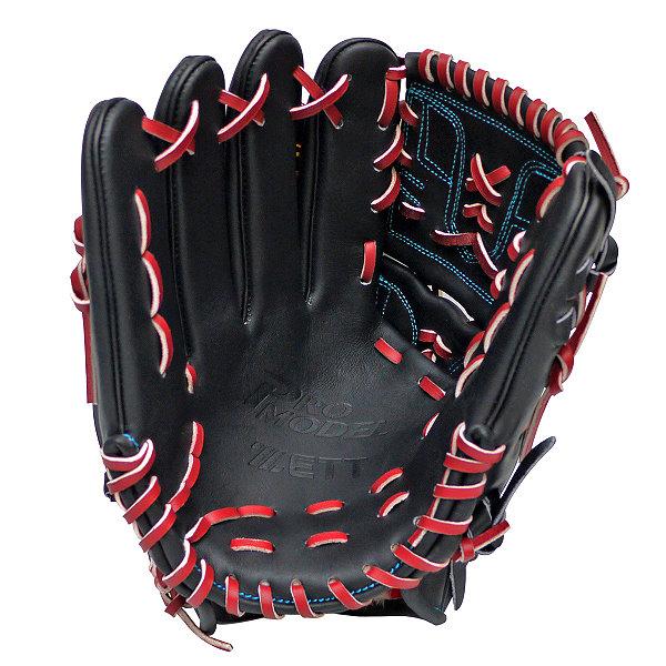 ZETT Pro Model Elite 12 inch LHT Black Pitcher Glove