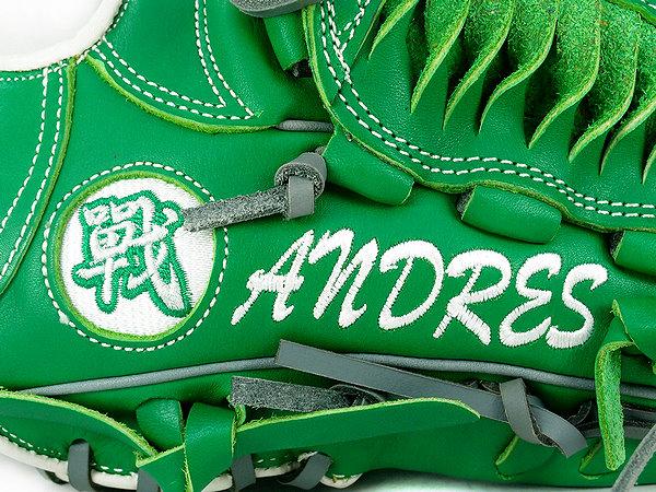 WOODZ 11.75 inch Selected US Steerhide Custom Glove for Mr. Andres