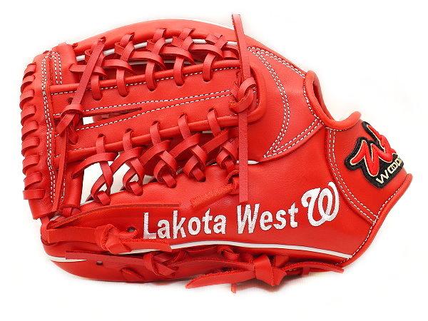 WOODZ 11.75 inch Selected US Steerhide Custom Glove for Mr. Schuermann