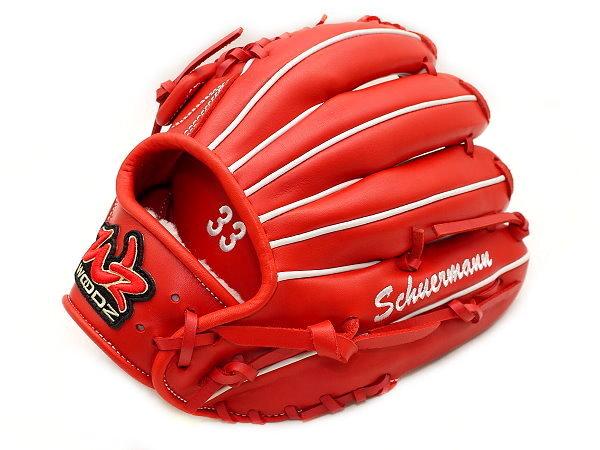 WOODZ 11.75 inch Selected US Steerhide Custom Glove for Mr. Schuermann