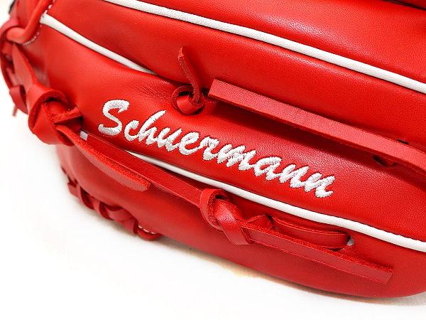 WOODZ 11.75 inch Selected US Steerhide Custom Glove for Mr. Schuermann