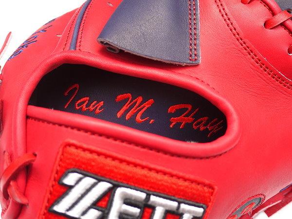 ZETT 33 inch Japan Steerhide Custom Catcher Mitt for Mr. Hay
