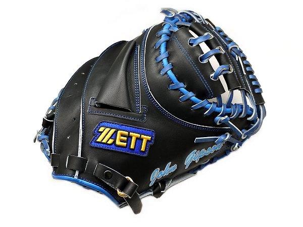 ZETT 34 inch Japan Steerhide Custom Catcher Mitt for Mr. Gipson