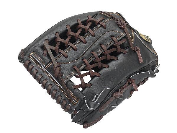ZETT Pro Model 12.75 inch Black LHT Outfielder Glove