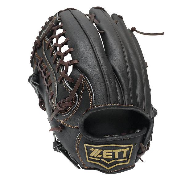 ZETT Pro Model 12.75 inch Black LHT Outfielder Glove