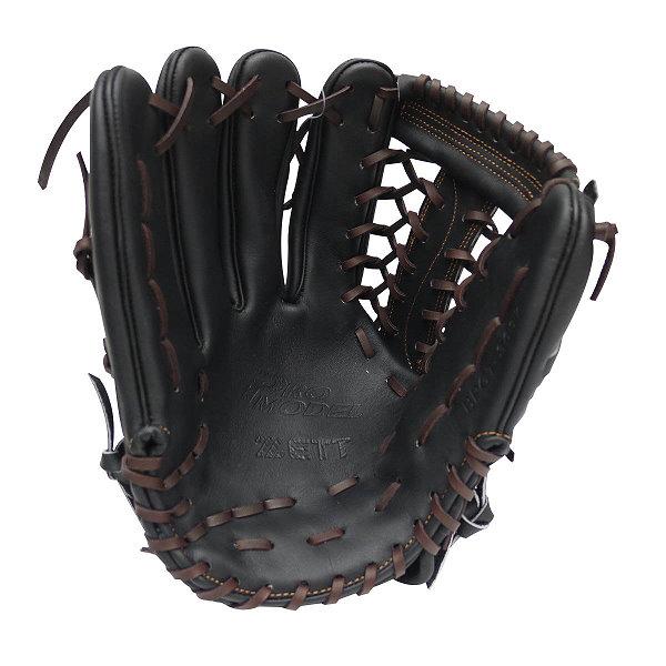 ZETT Pro Model 12.75 inch Black LHT Outfielder Glove