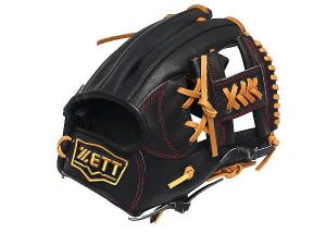ZETT Pro Elite 11.75 inch Black Infielder Glove