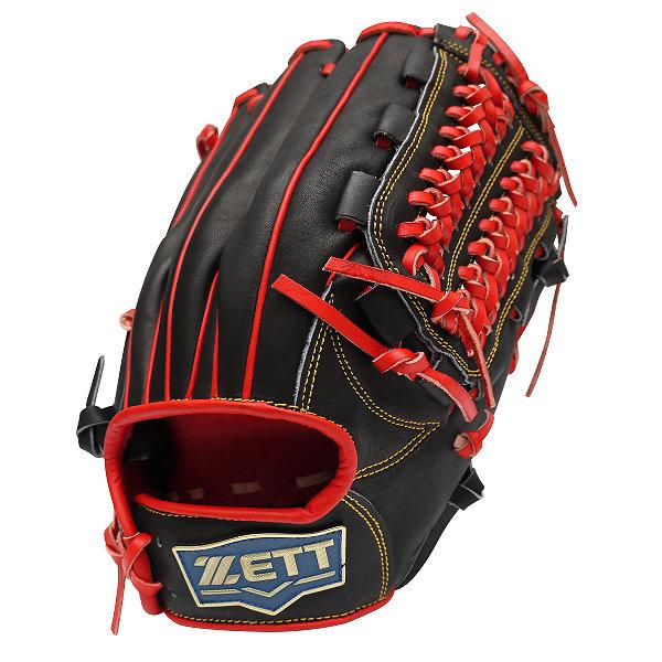 ZETT Pro Model 12.5 inch Outfielder Glove - Black