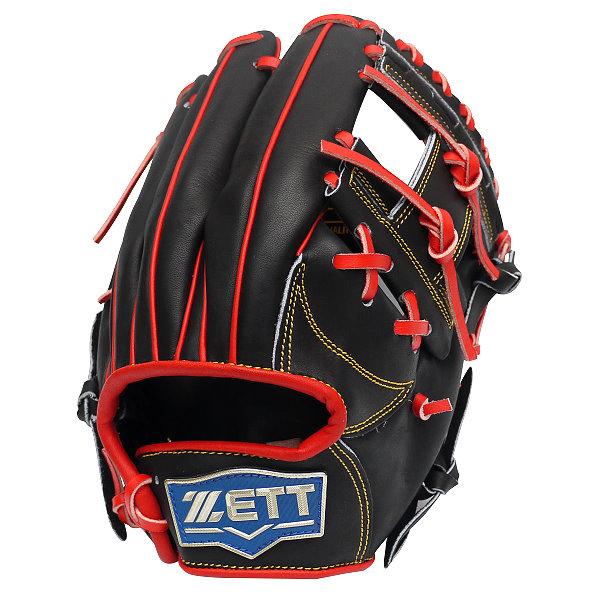 ZETT Pro Model 12 inch Infielder Glove - Black