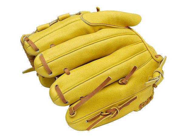 ZETT Pro Model 11.5 inch Yellow Pitcher Glove