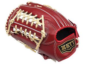 ZETT Pro Model NEO 12.75 inch LHT Burgundy Outfielder Glove