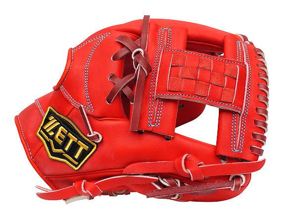 ZETT Pro Model Elite 11.75 inch Japan Red Infielder Glove
