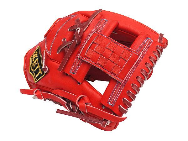 ZETT Pro Model Elite 11.75 inch Japan Red Infielder Glove