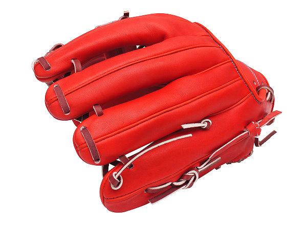 ZETT Pro Model Elite 11.75 inch Japan Red Infielder Glove