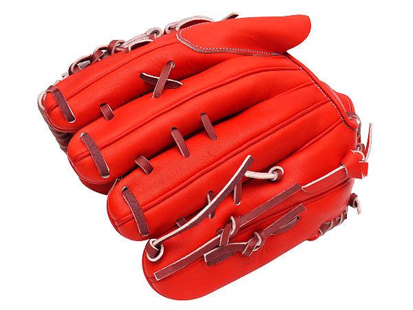 ZETT Pro Model Elite 12 inch Japan Red Pitcher Glove