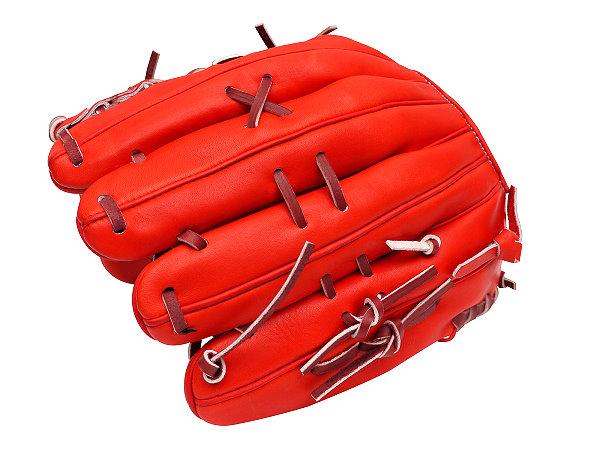 ZETT Pro Model Elite 12.75 inch Japan Red Outfielder Glove