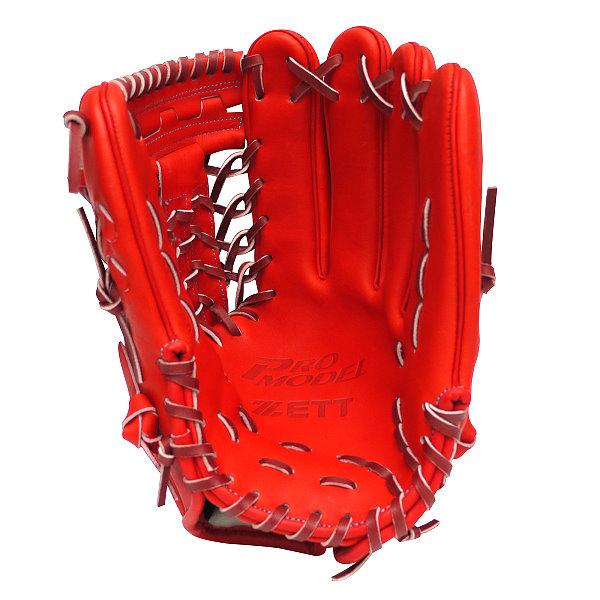 ZETT Pro Model Elite 12.75 inch Japan Red Outfielder Glove