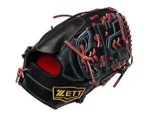 ZETT Pro Model Elite 12 inch Black Pitcher Glove