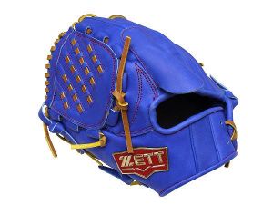 ZETT Pro Model 11.5 inch Royal LHT Pitcher Glove