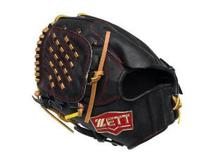 ZETT Pro Model 11.5 inch Black LHT Pitcher Glove