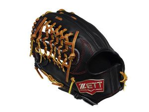 ZETT Pro Model 12.75 inch LHT Black Outfielder Glove