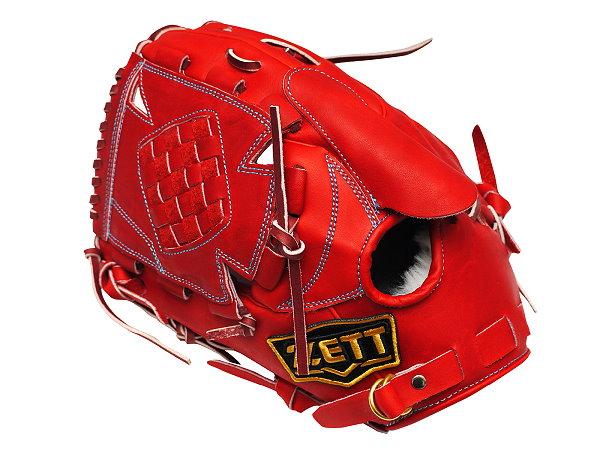 ZETT Pro Model Elite 12 inch Fastback LHT Japan Red Pitcher Glove