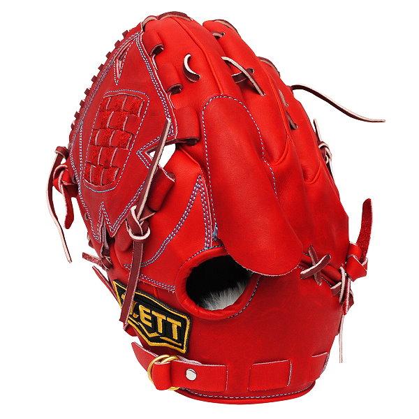 ZETT Pro Model Elite 12 inch Fastback LHT Japan Red Pitcher Glove