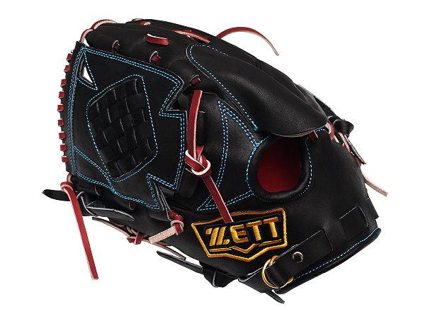 ZETT Pro Model Elite 12 inch Fastback LHT Black Pitcher Glove