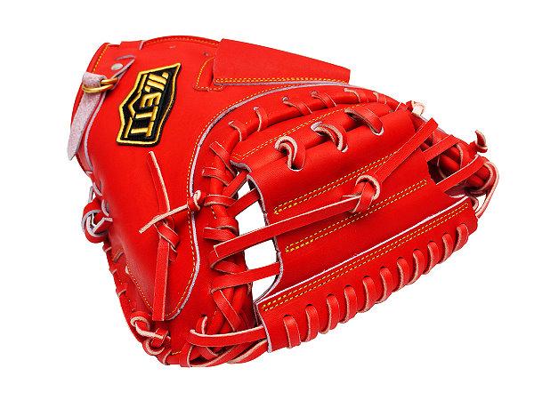 ZETT Pro Japan Steerhide 34 inch Red Catcher Mitt