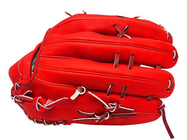 ZETT Pro Model Elite 12.75 inch LHT Japan Red Outfielder Glove