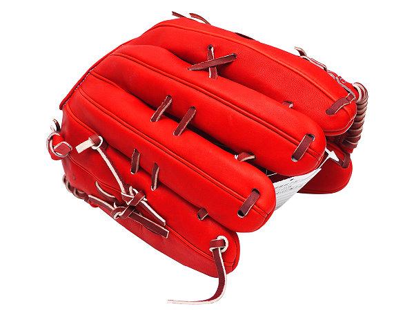 ZETT Pro Model Elite 12.75 inch LHT Japan Red Outfielder Glove