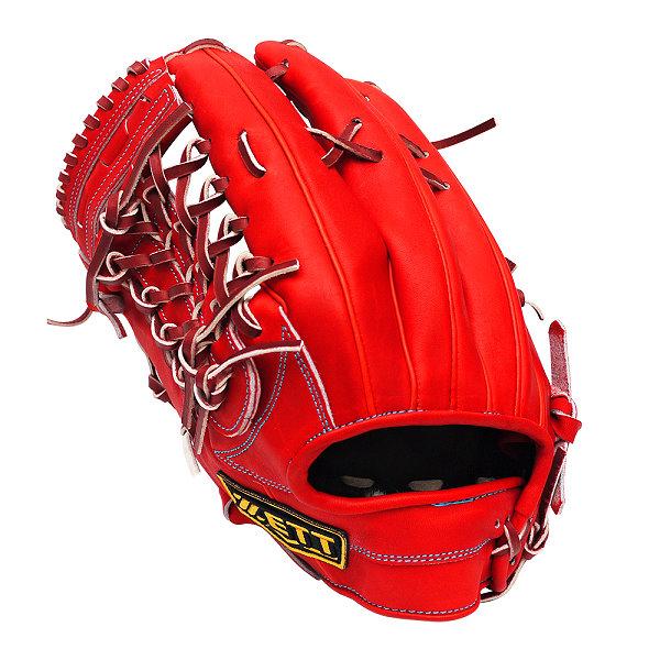 ZETT Pro Model Elite 12.75 inch LHT Japan Red Outfielder Glove