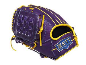 ZETT Pro Model SP 11.75 inch LHT Pitcher Glove - Purple
