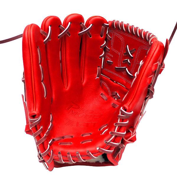 ZETT Pro Model Elite 12 inch LHT Japan Red Pitcher Glove