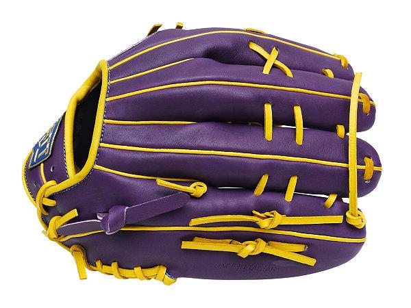 ZETT Pro Model SP 12.5 inch LHT Outfielder Glove Purple