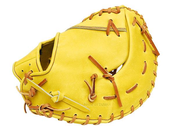 ZETT Pro Model 12.5 inch LHT Yellow First Base Mitt