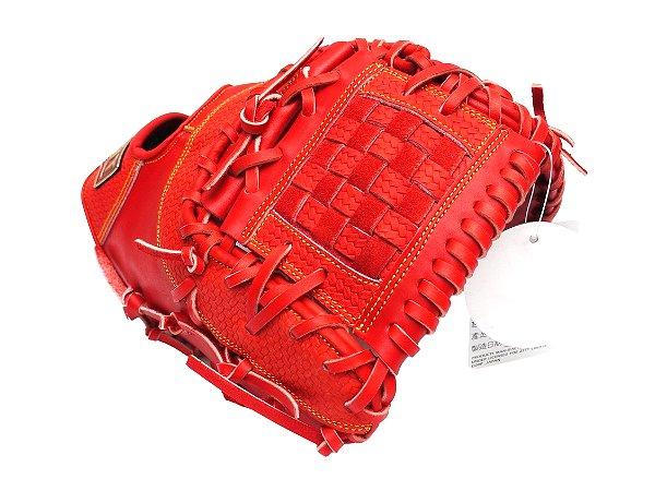 ZETT Pro Model 12.5 inch First Base Mitt - Red