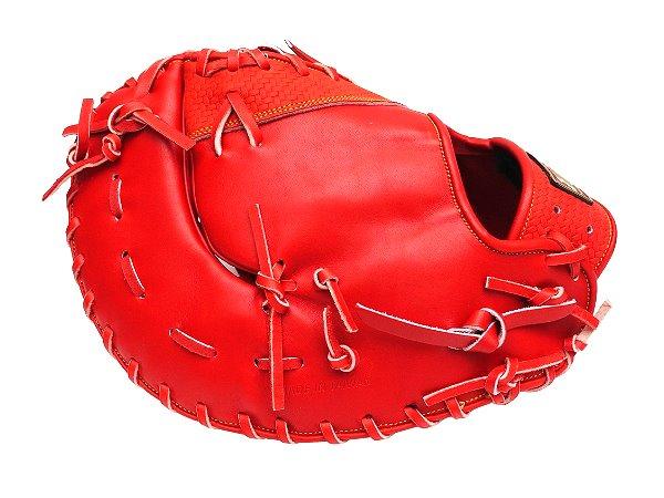ZETT Pro Model 12.5 inch First Base Mitt - Red