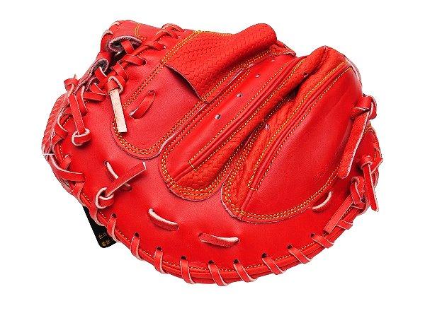 ZETT Pro Model 33 inch Catcher Mitt - Red
