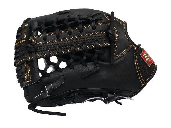ZETT Pro Model 12.5 inch LHT Outfielder Glove - Black