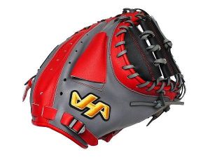 HATAKEYAMA Pro Limited 34 inch Catcher Mitt - Grey/Red