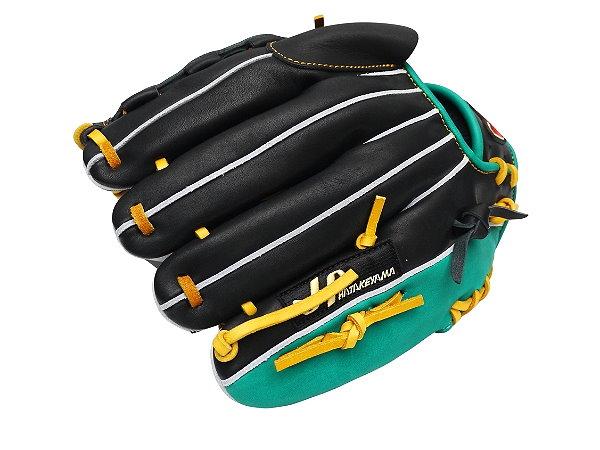 HATAKEYAMA Classic 12 inch Black Green Pitcher Glove