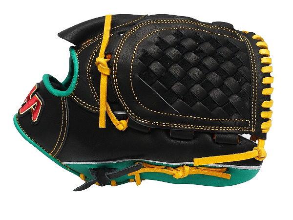 HATAKEYAMA Classic 12 inch Black Green Pitcher Glove