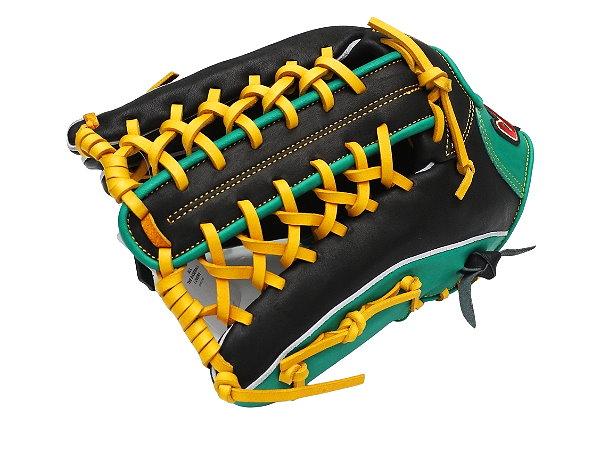 HATAKEYAMA Classic 12.75 inch LHT Black Green Outfielder Glove