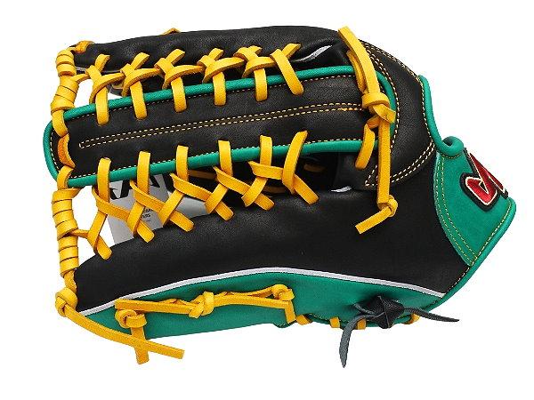 HATAKEYAMA Classic 12.75 inch LHT Black Green Outfielder Glove
