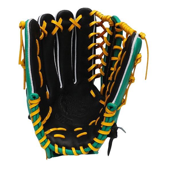 HATAKEYAMA Classic 12.75 inch LHT Black Green Outfielder Glove