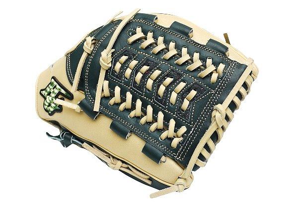 HI-GOLD Special Order 12 inch Pitcher Glove - Beige/Dark Green