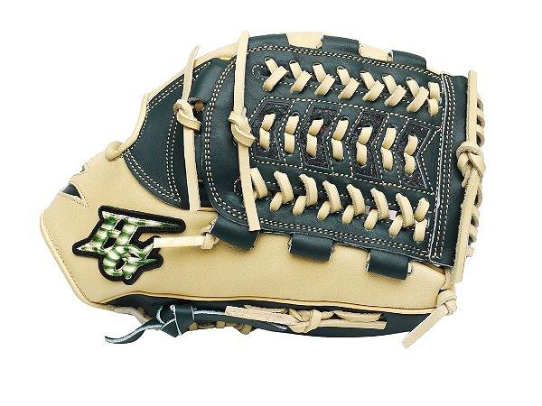 HI-GOLD Special Order 12 inch Pitcher Glove - Beige/Dark Green